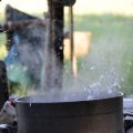 Gekocht haben wir auch und die Maikolben purzelten nur so ins Wasser