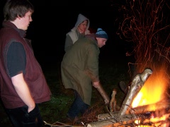 Lagerfeuer am Dieksee